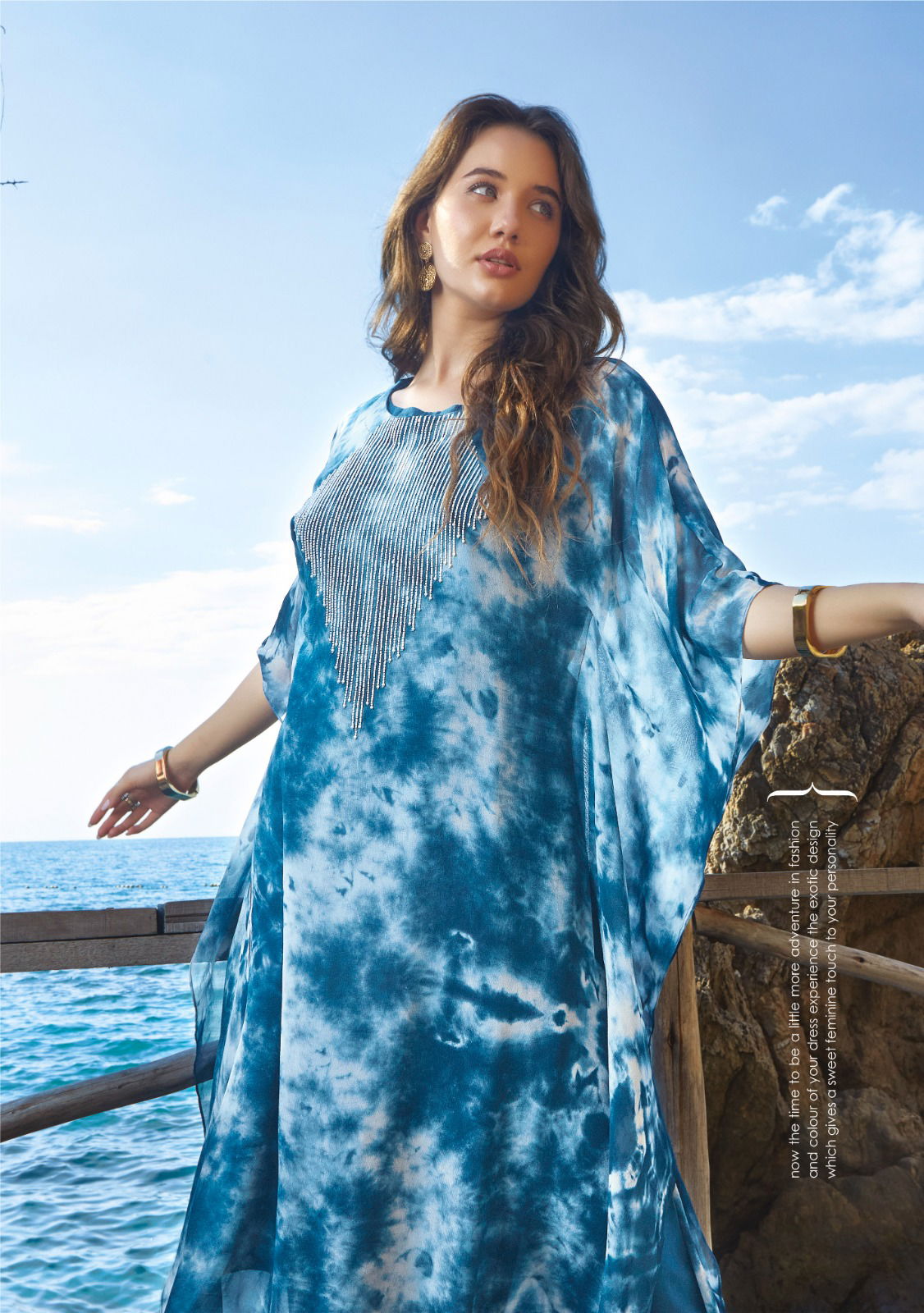 Af Fashion Fever 3 Designer Kaftan Kurti With Bottom
